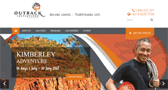 Desktop Screenshot of outbackin.com.au