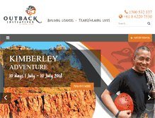 Tablet Screenshot of outbackin.com.au